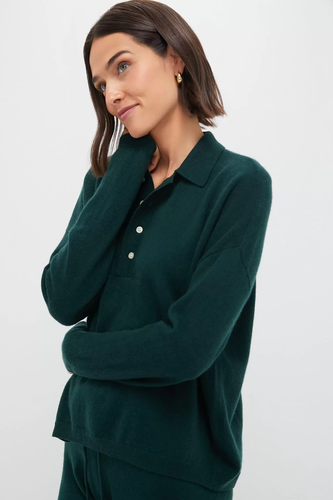 Alpine The Cashmere Polo Sweater