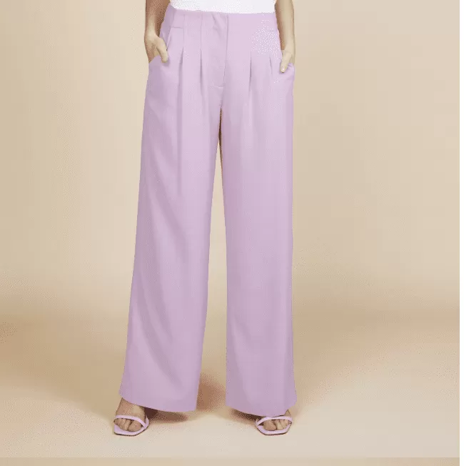 Beautiful Ways Pocketed Pintuck Wide Pants