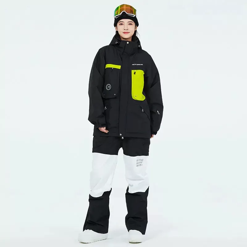 Female Outdoor Ski & Snowboard Jacket & Overalls