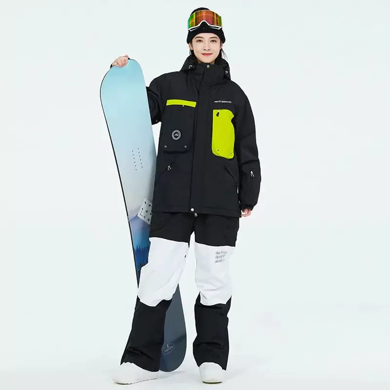 Female Outdoor Ski & Snowboard Jacket & Overalls