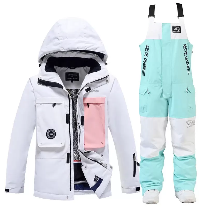 Female Outdoor Ski & Snowboard Jacket & Overalls