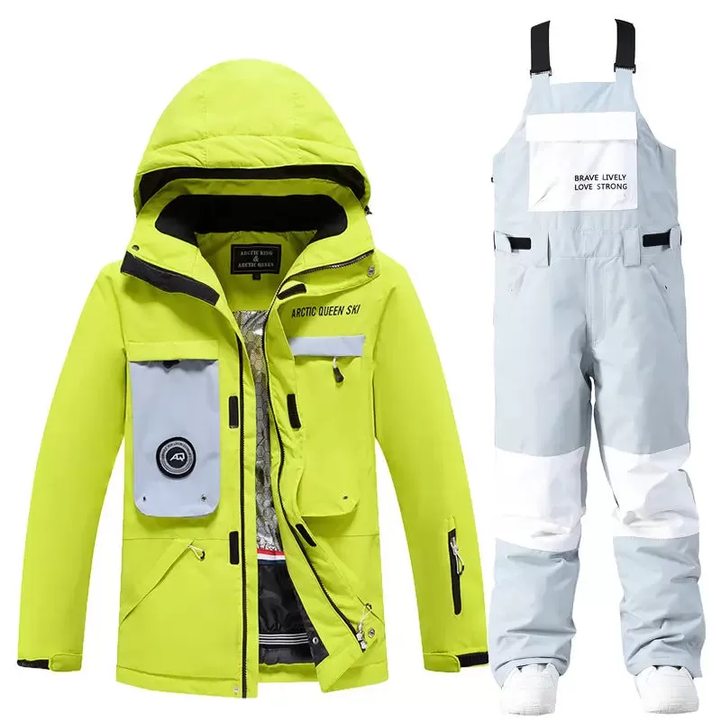 Female Outdoor Ski & Snowboard Jacket & Overalls