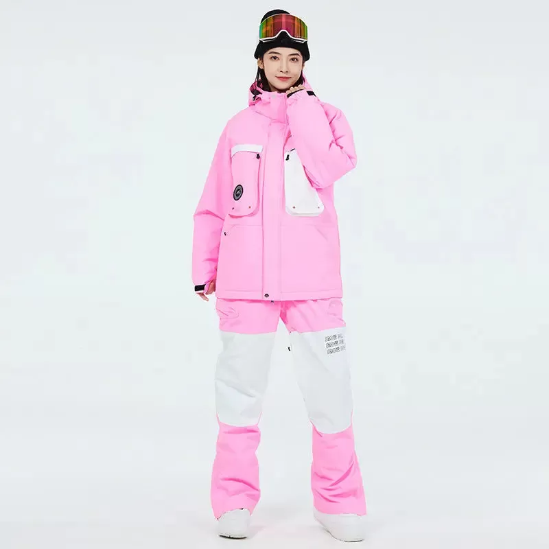 Female Outdoor Ski & Snowboard Jacket & Overalls