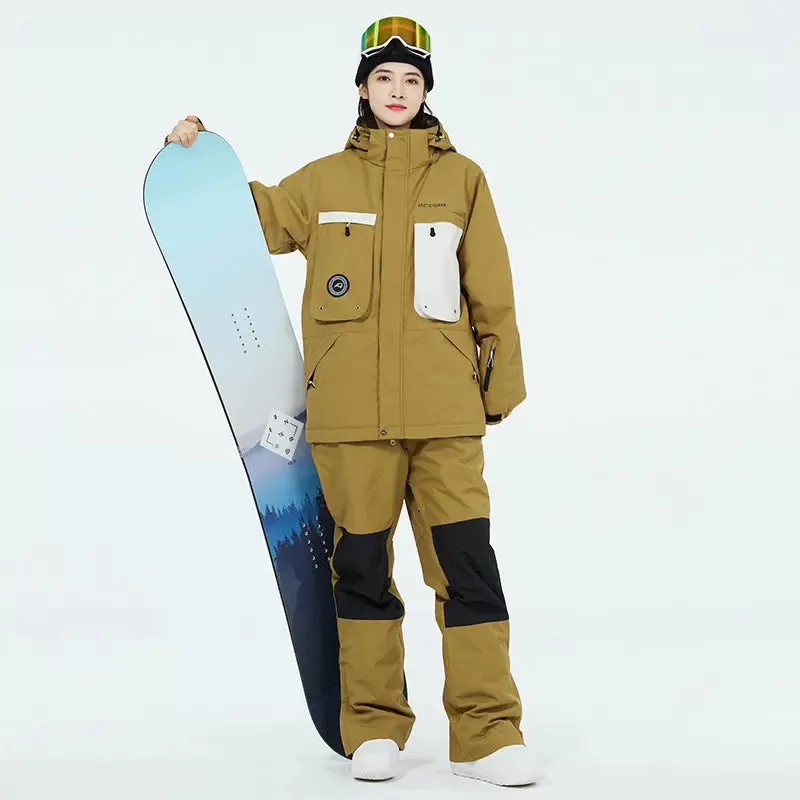 Female Outdoor Ski & Snowboard Jacket & Overalls