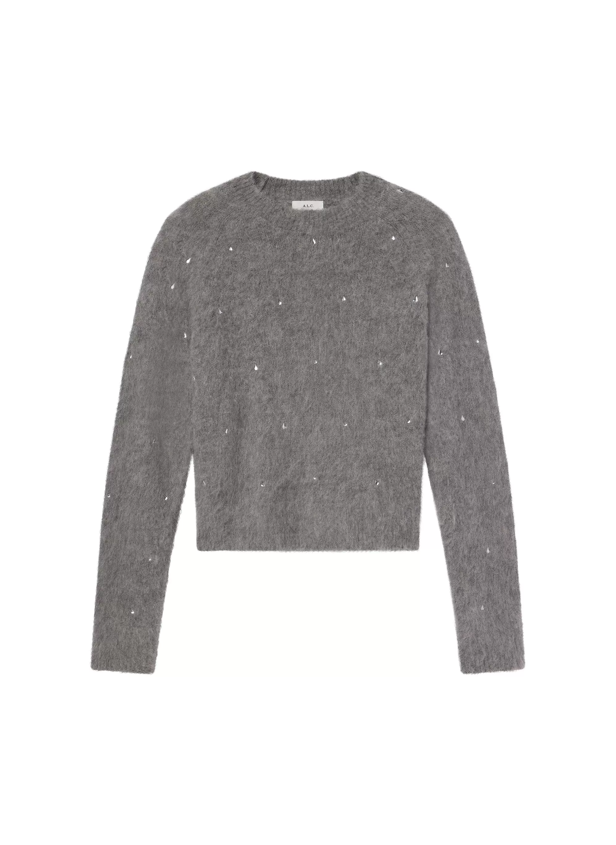 Frankie Wool Cashmere Embellished Sweater