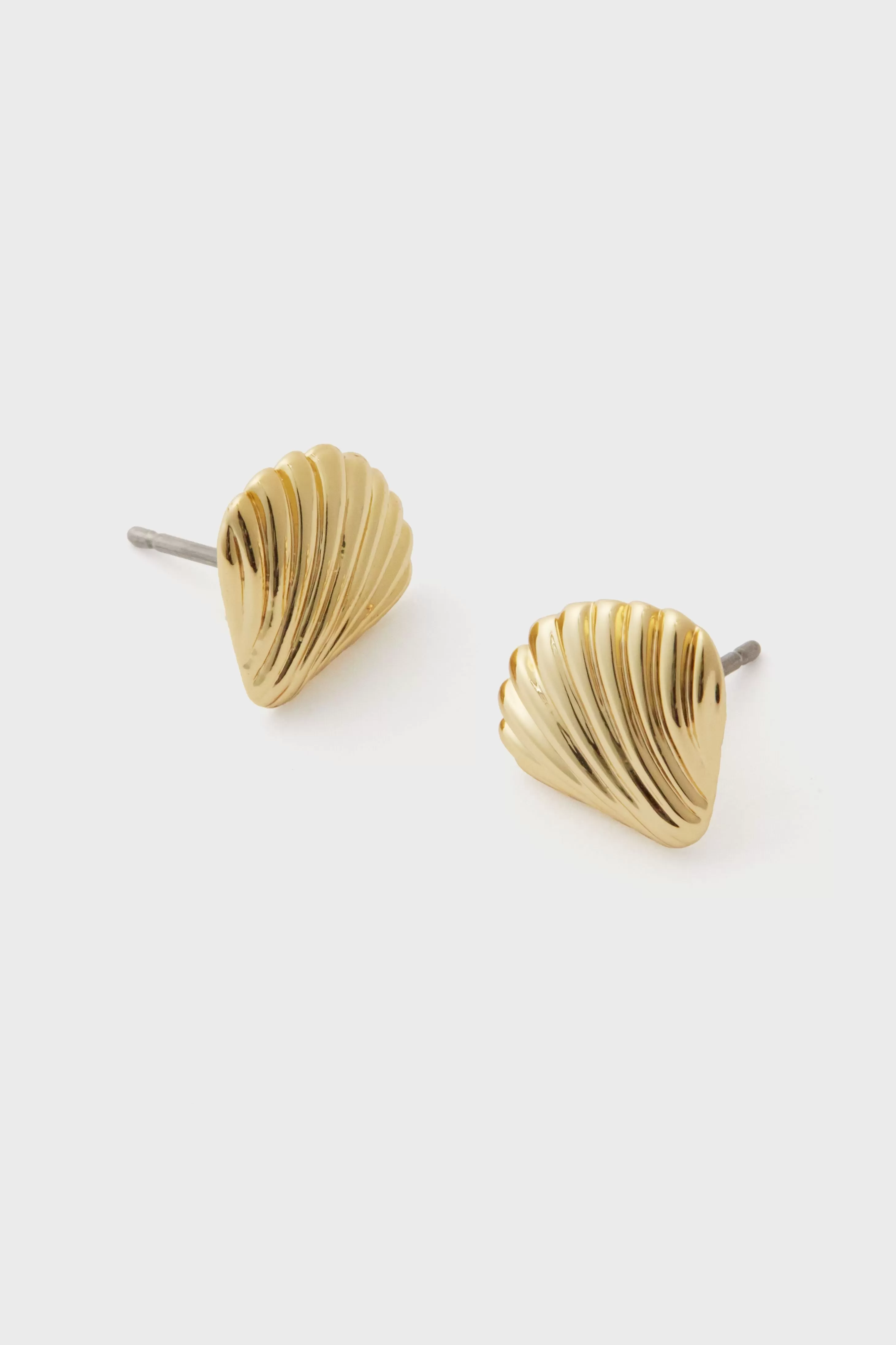 Gold Coquilles Mini Studs