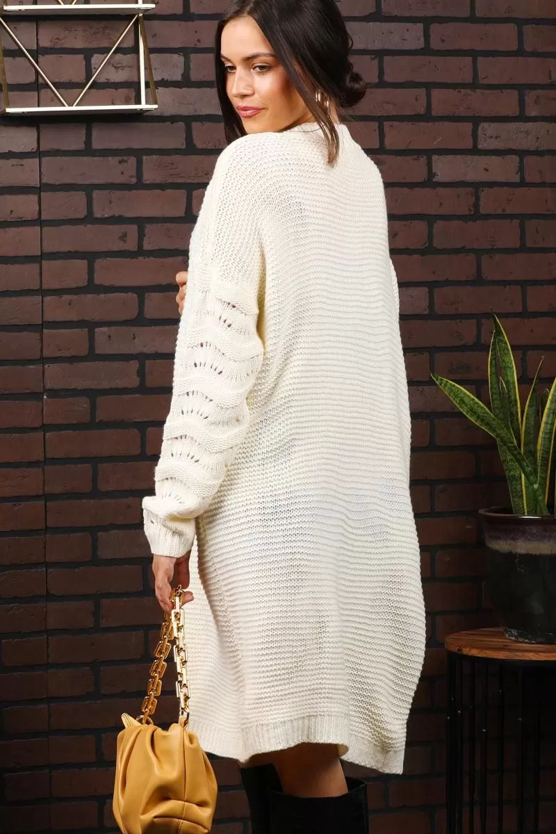 LONG KNIT CARDIGAN