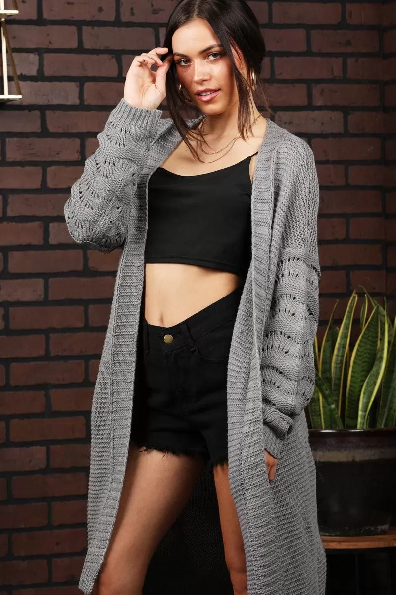 LONG KNIT CARDIGAN