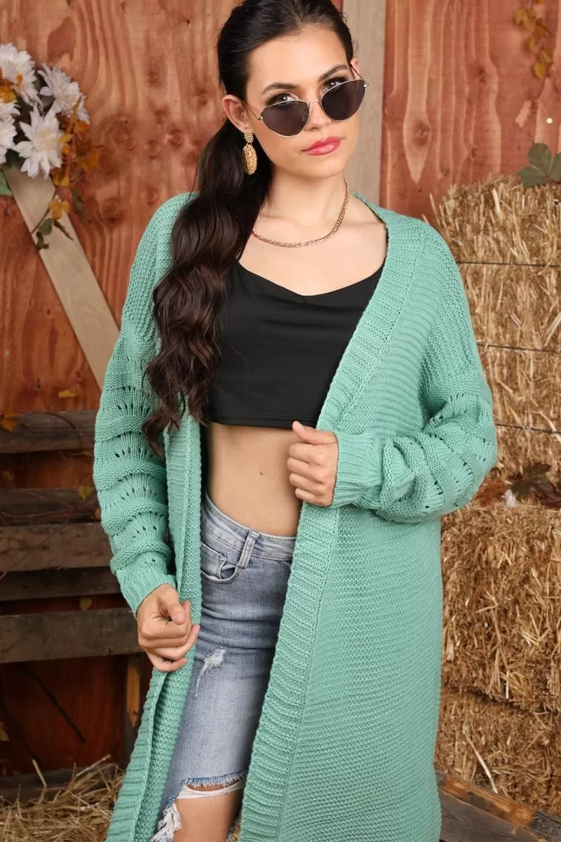 LONG KNIT CARDIGAN