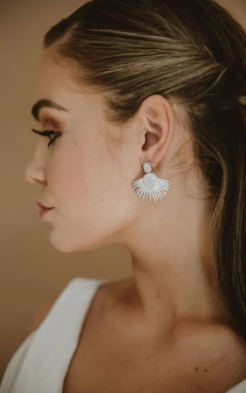 Luna   Stone - Cyprus Earrings