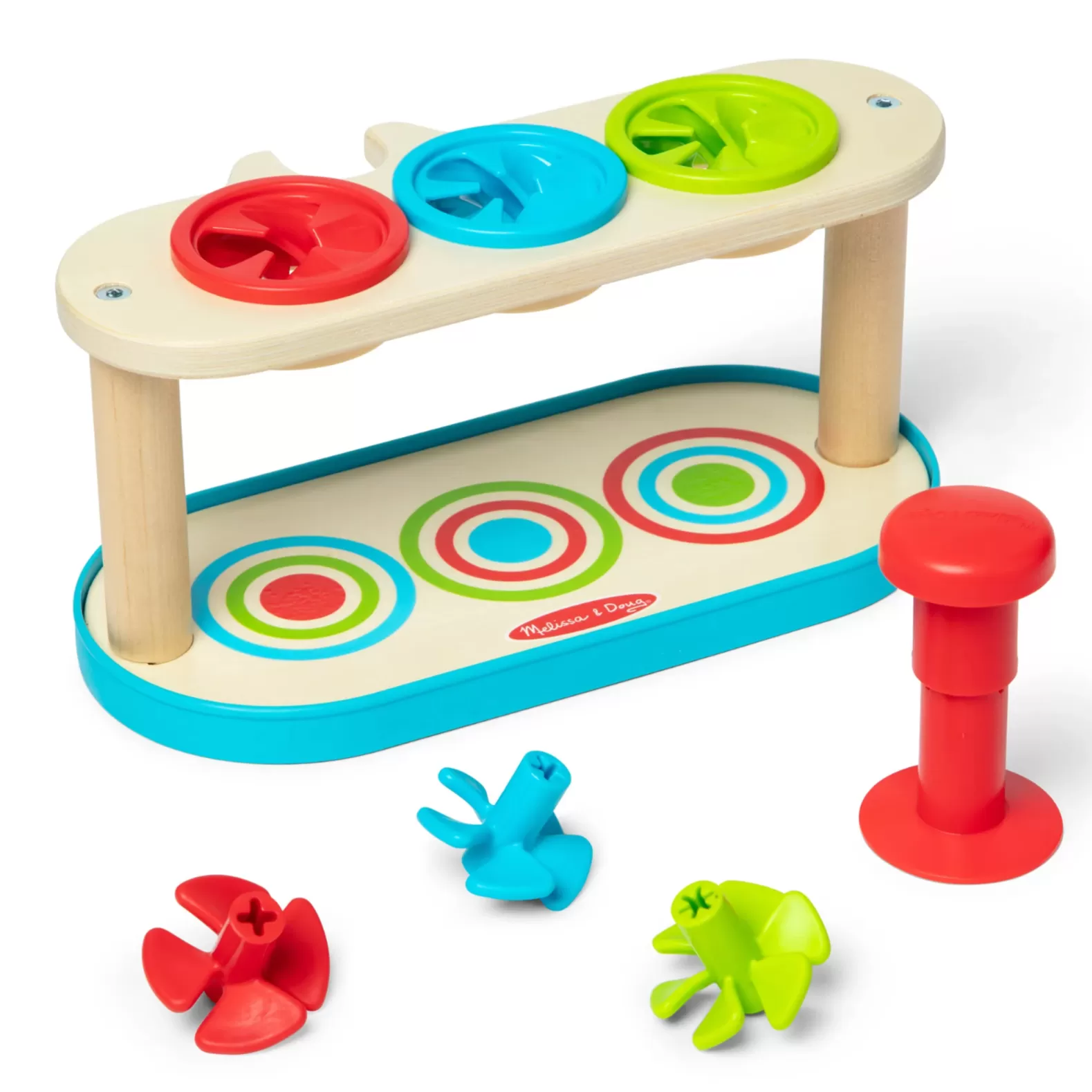 Match & Push Spinning Tops