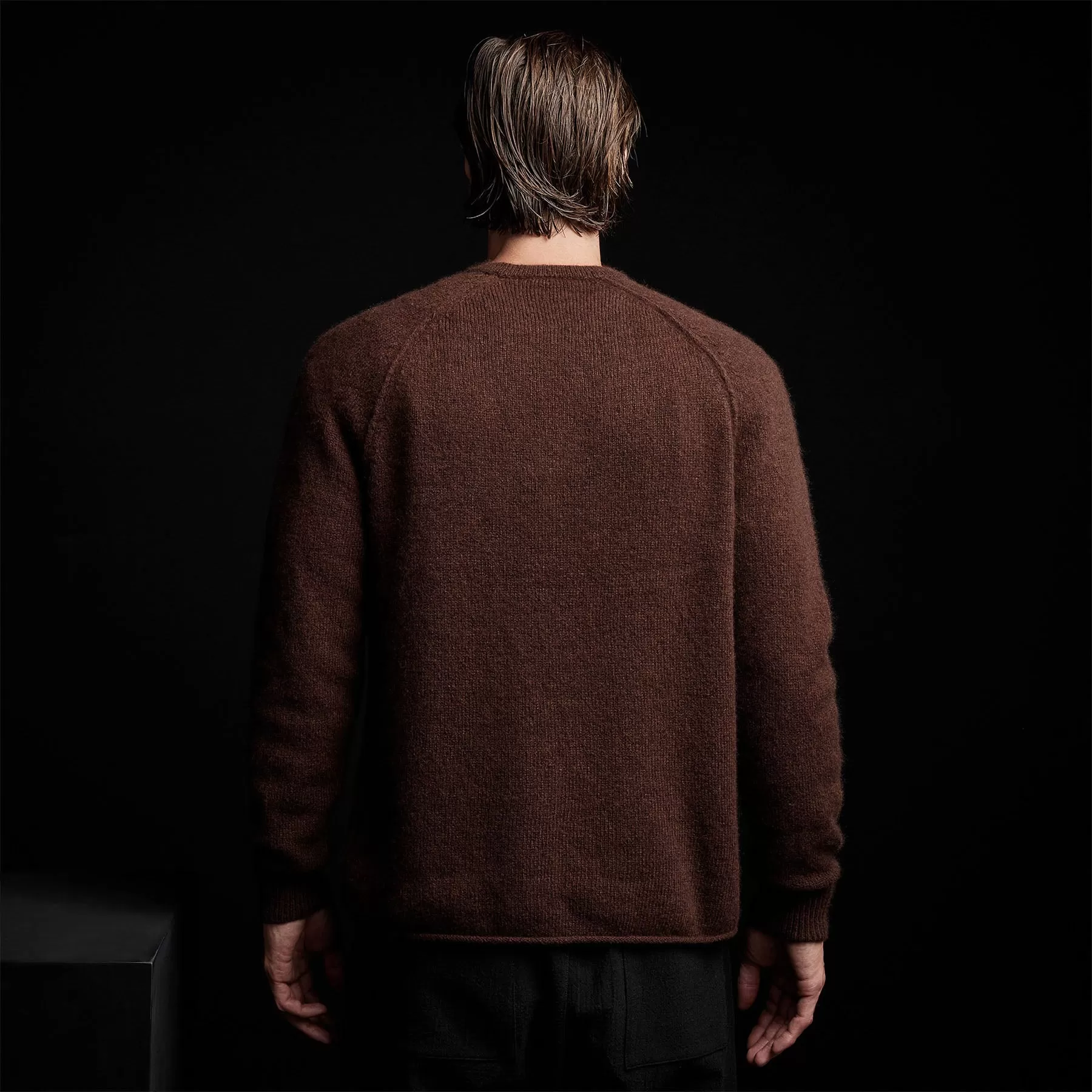 Mid Gauge Cashmere Sweatshirt - Americano