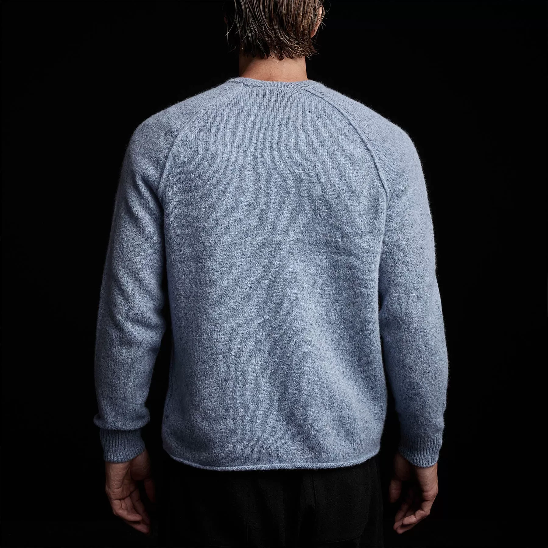 Mid Gauge Cashmere Sweatshirt - Atlantic