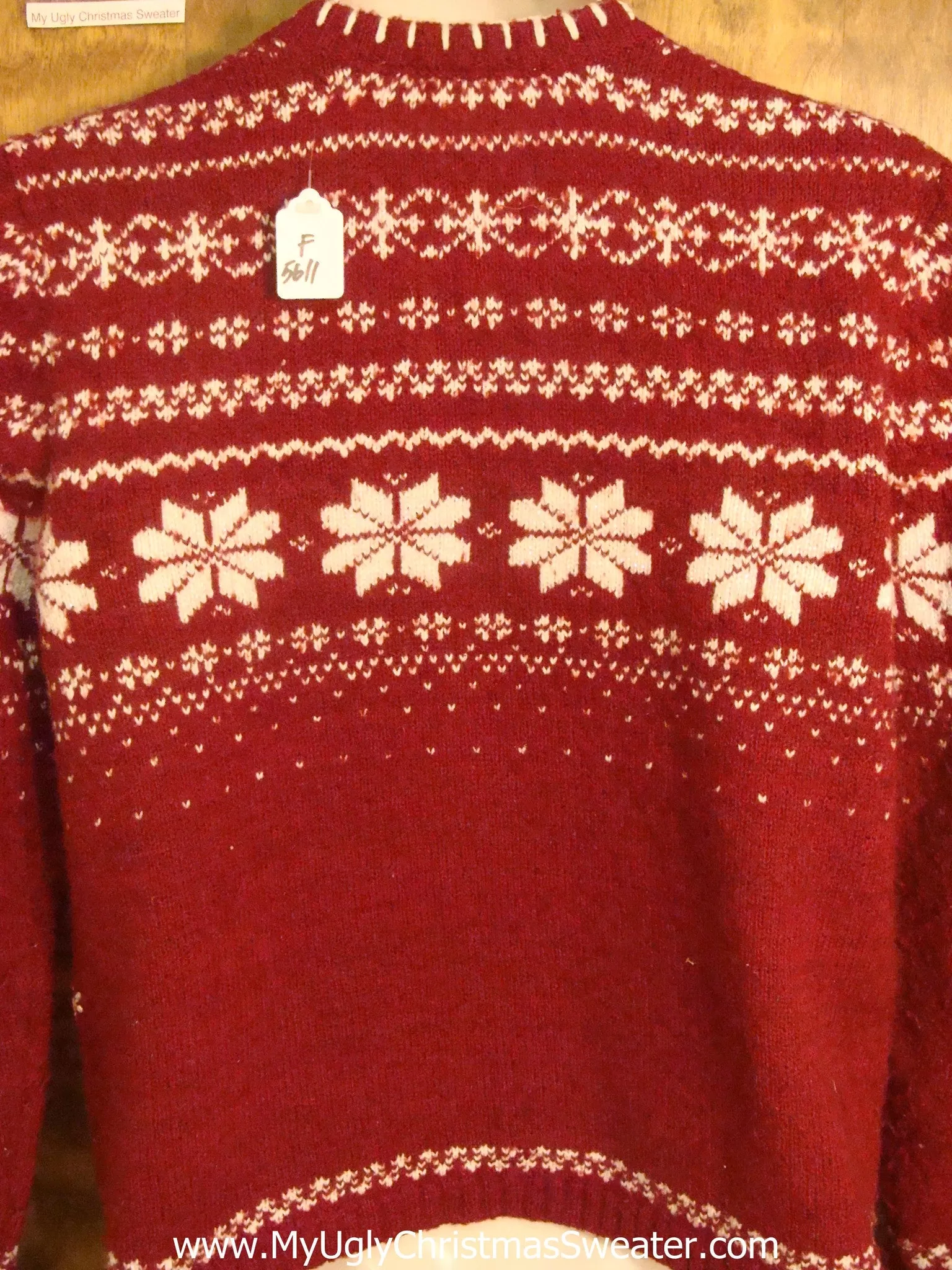 Nordic Theme with Polar Bears Ugly Sweater for Xmas