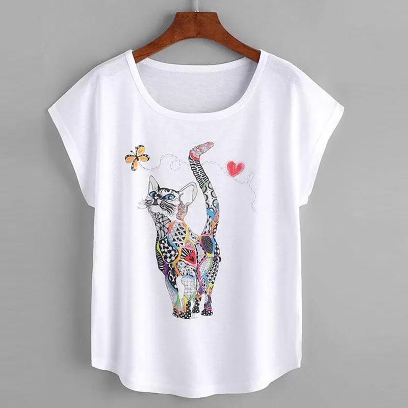 PATCHES THE CAT TEE