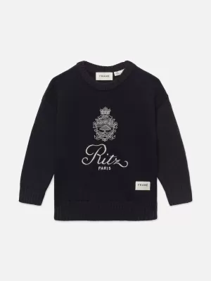 Ritz Kids' Cashmere Sweater -- Navy