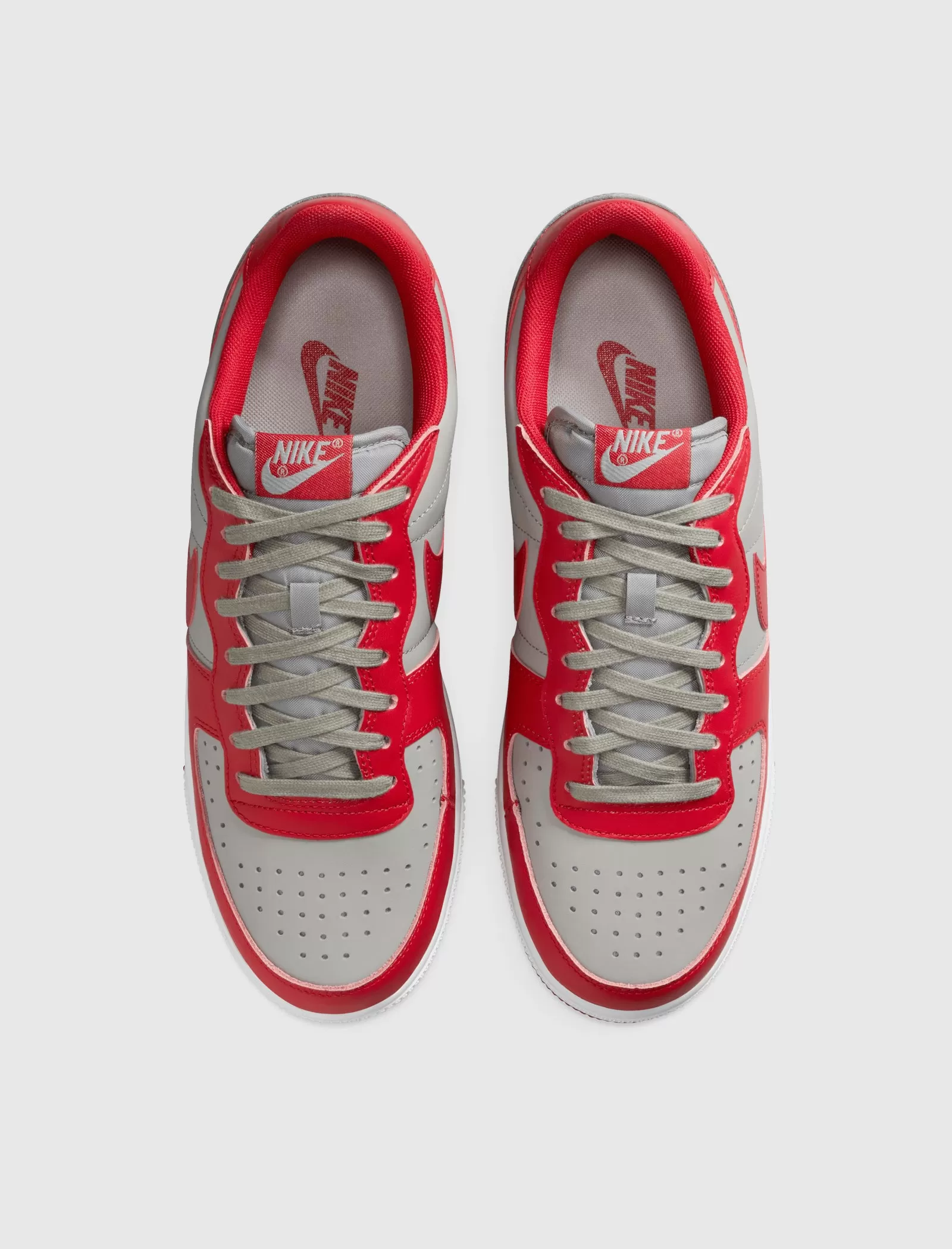 TERMINATOR LOW  "MEDIUM GREY/VARSITY RED/WHITE"