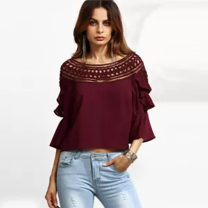 THE CALLIE CUT-OUT BLOUSE