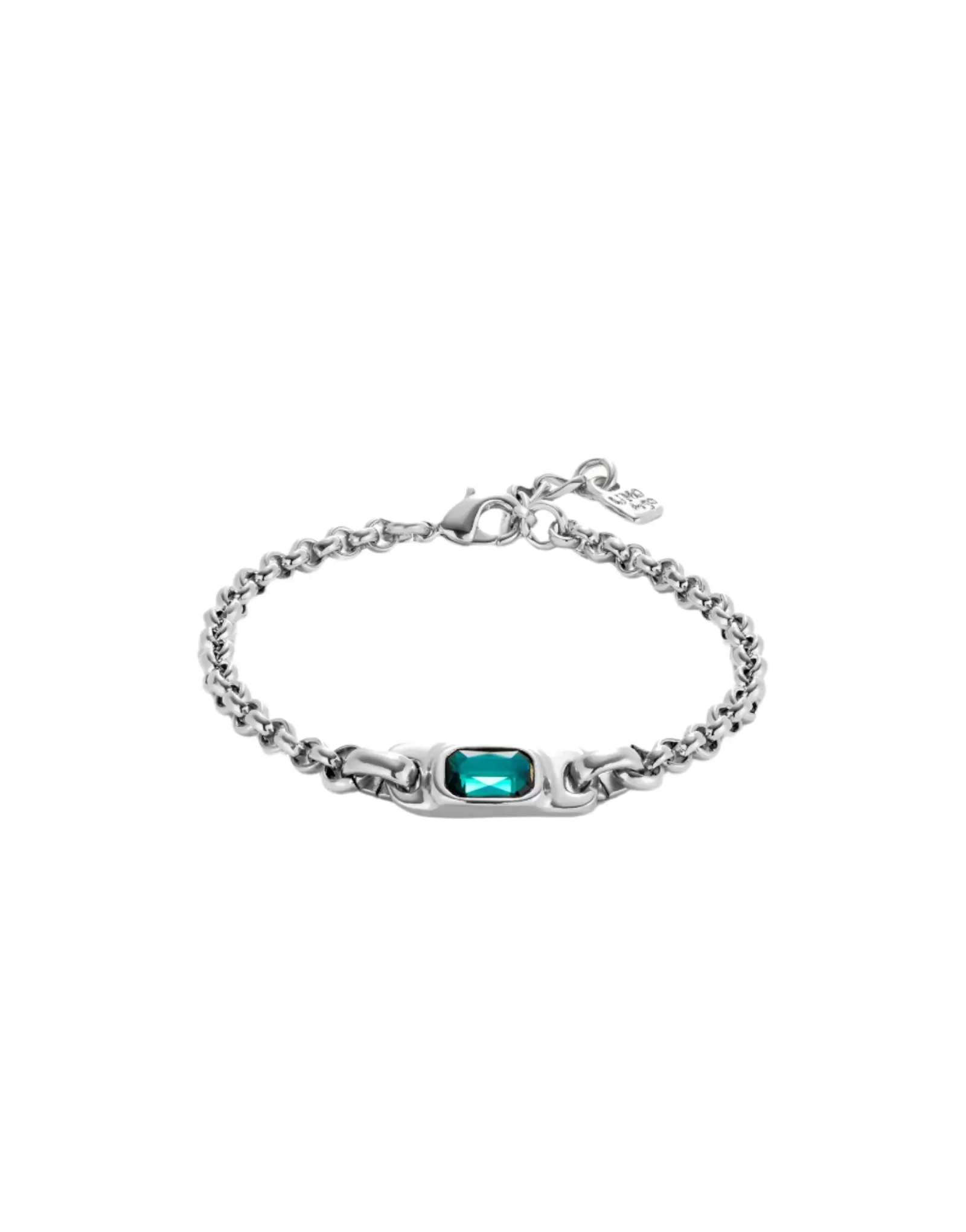 UNOde50 Be Magnetic Chain Bracelet - Sterling-Silver Plated - Size Medium