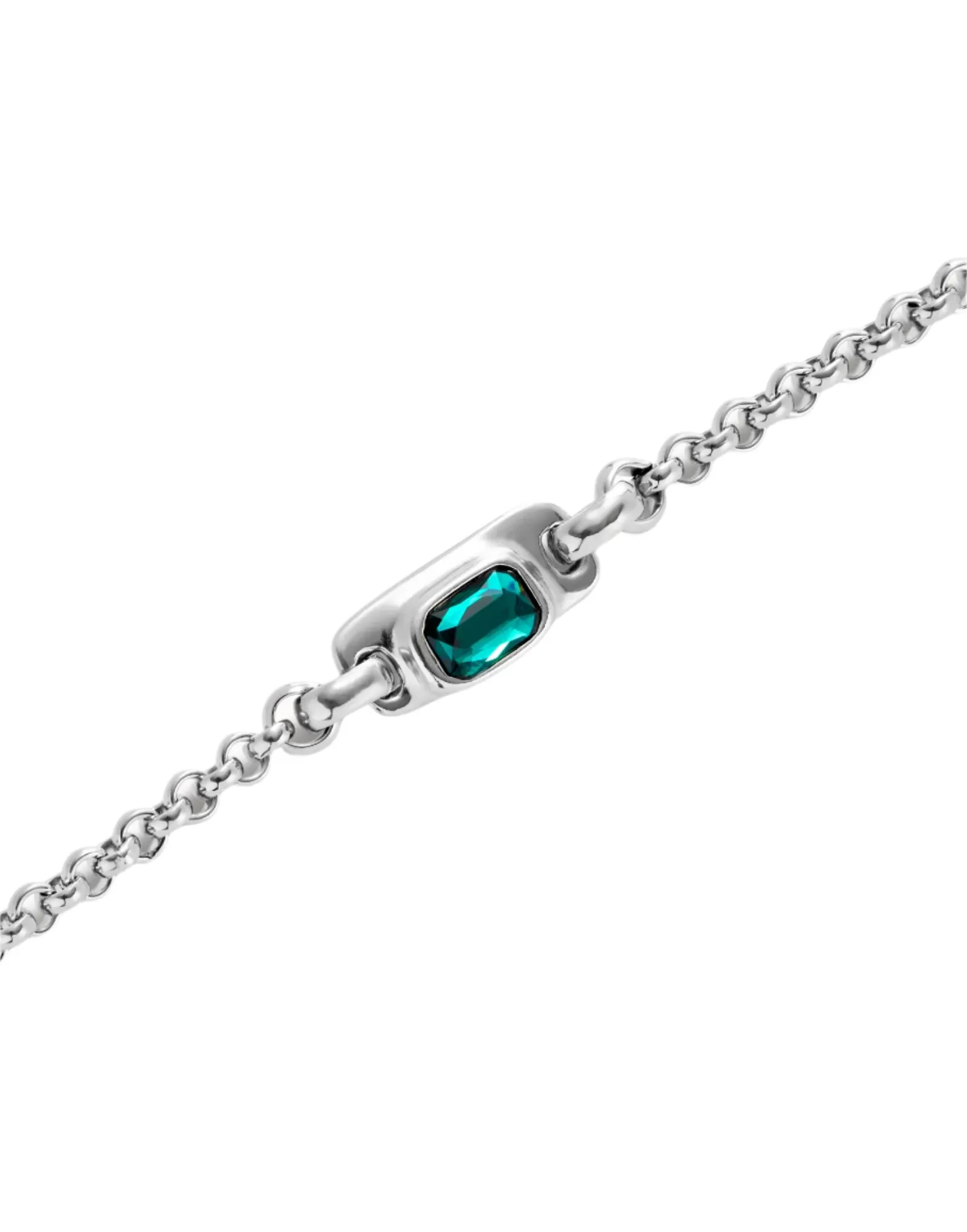 UNOde50 Be Magnetic Chain Bracelet - Sterling-Silver Plated - Size Medium