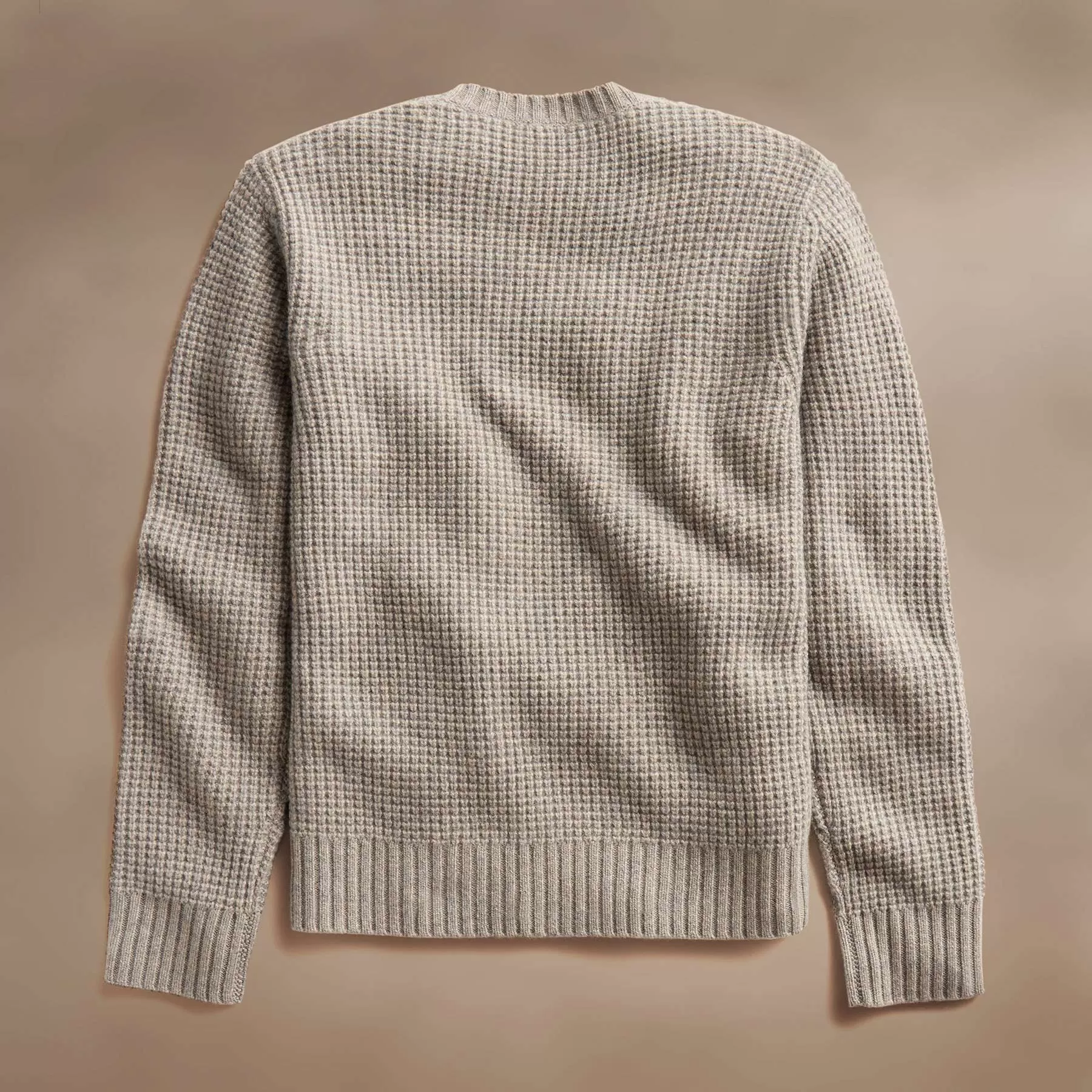 Waffle Knit Sweater - Overcast