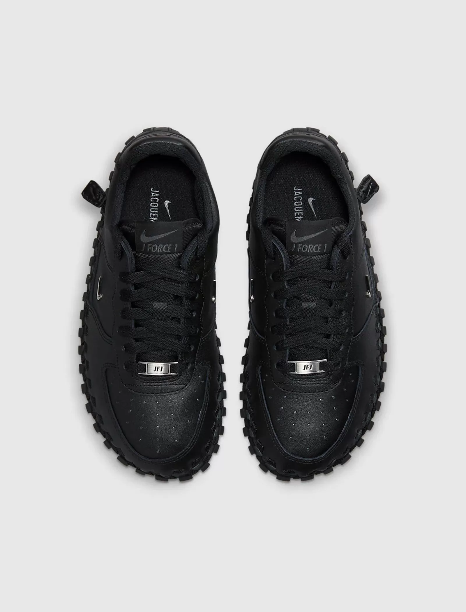 WOMEN'S JACQUEMUS J FORCE 1 LOW LX "BLACK"