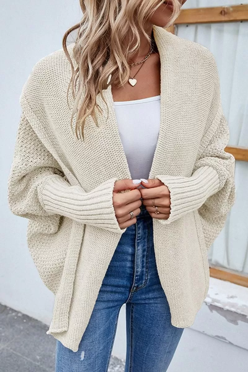 WOMENS OPEN FRONT SHAWL CARDIGAN